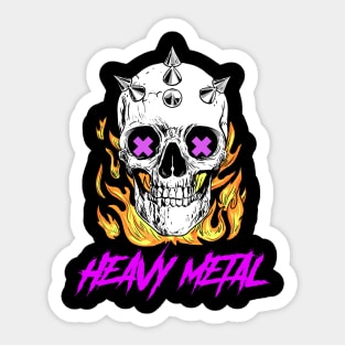 Heavy Metal Rules! Sticker